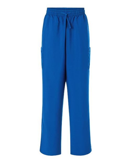 Hanes Women's Scrub Open Leg Pants - Royal Blue Front