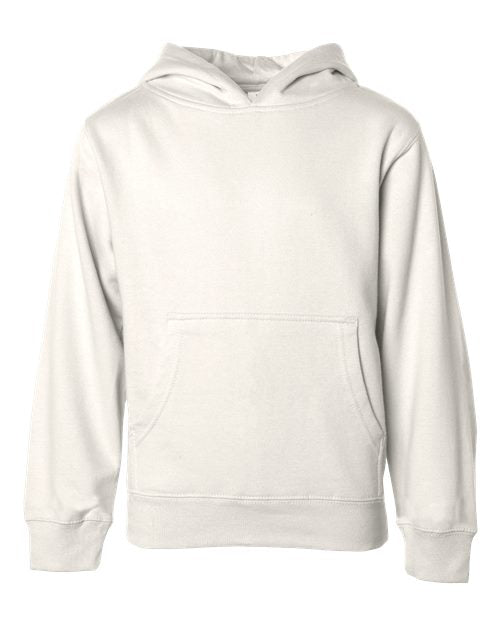 Independent Trading Co. Youth Midweight Hooded Sweatshirt - Bone Front
