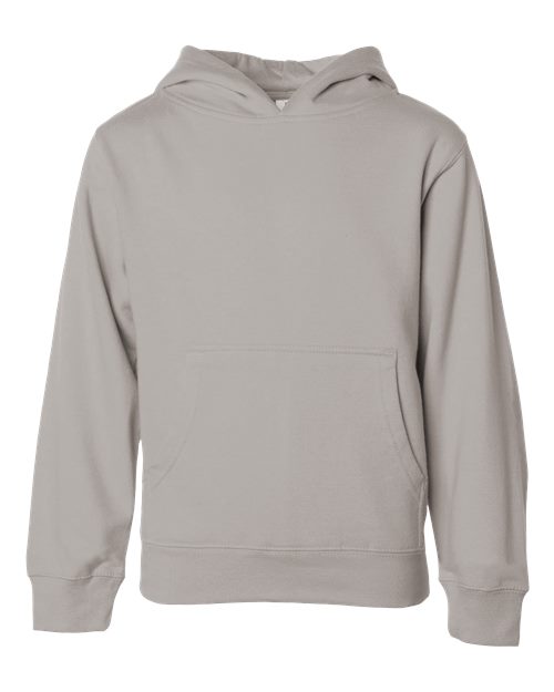 Youth Midweight Hooded Sweatshirt - Cement Front