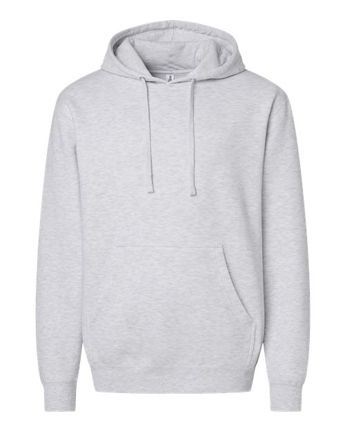 Unisex Midweight Hooded Sweatshirt - Ash Heather Front