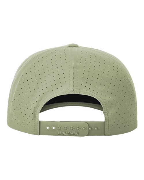 Laser Perf Performance Rope Cap - Light Olive/ Olive Back