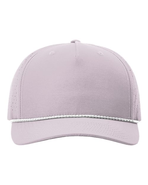 Laser Perf Performance Rope Cap - Lilac/ White-Grey Front