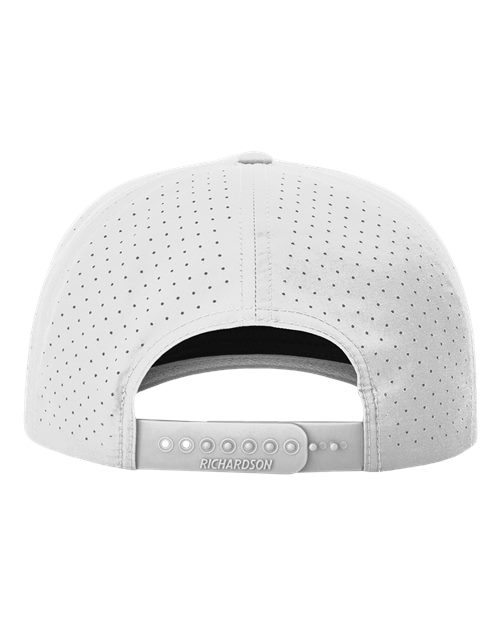 Laser Perf Performance Rope Cap - Silver/ Black-Silver Back