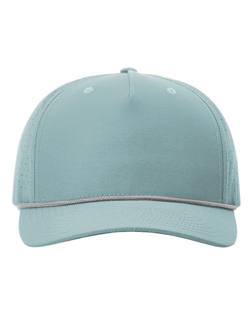 Laser Perf Performance Rope Cap - Smoke Blue/ Grey-White Front
