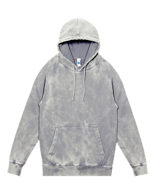 Unisex Vintage Raglan Hooded Sweatshirt - Cloud Rock Front
