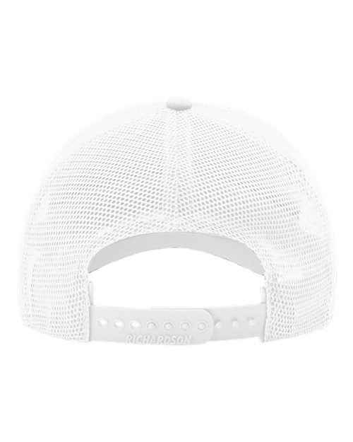 Garment-Washed Trucker Cap - White Back