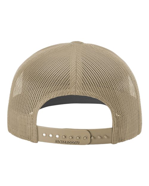Printed Tactical Trucker Cap - Multicam Arid/ Tan Back