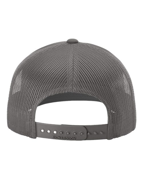 Snapback Trucker Cap - Charcoal Back