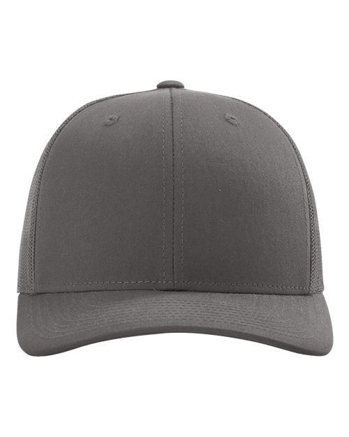 Snapback Trucker Cap - Charcoal Front