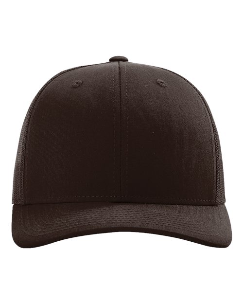 Snapback Trucker Cap - Coffee Front