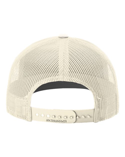 Snapback Trucker Cap - Cream Back