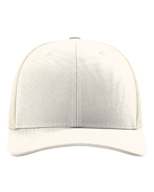 Snapback Trucker Cap - Cream Front