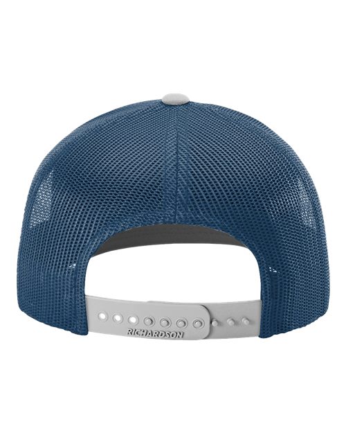 Snapback Trucker Cap - Light Blue/ Light Grey CMB Back