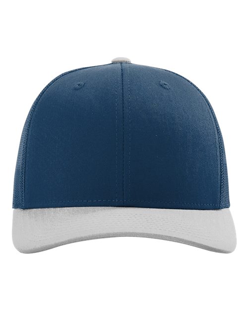 Snapback Trucker Cap - Light Blue/ Light Grey CMB Front