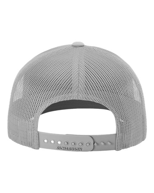 Snapback Trucker Cap - Light Grey Back