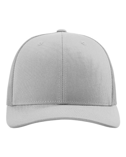 Snapback Trucker Cap - Light Grey Front