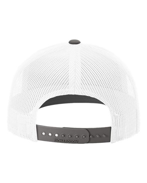 Snapback Trucker Cap - White/ Charcoal CMB Back