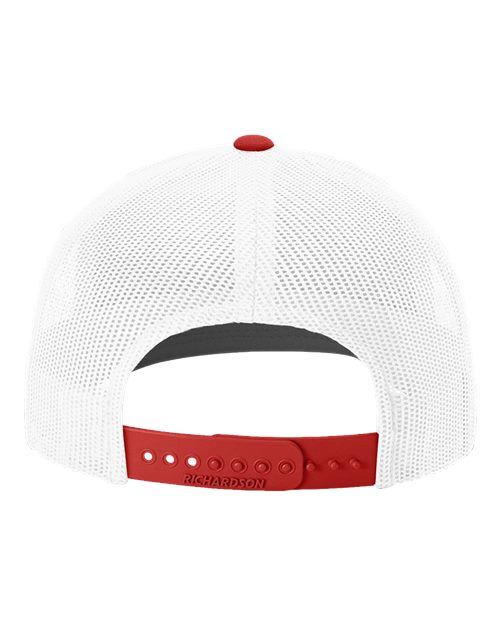 Snapback Trucker Cap - White/ Red CMB Back