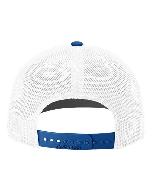 Snapback Trucker Cap - White/ Royal CMB Back