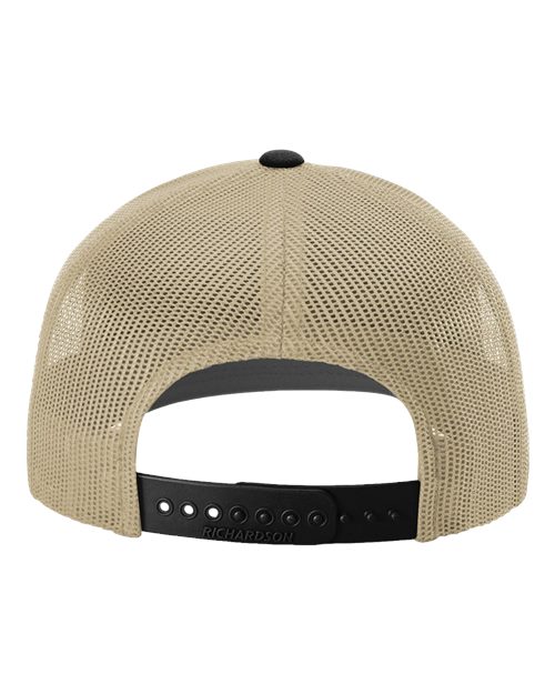 Snapback Trucker Cap - Khaki/ Black CMB Back