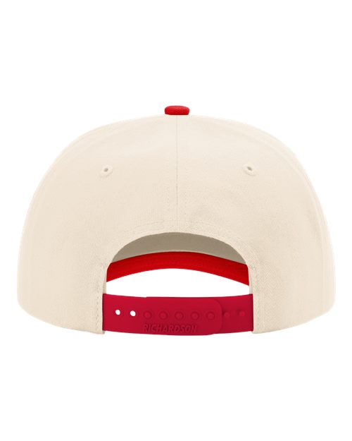 Five-Panel Gramps Cap - Cream/ Red Back