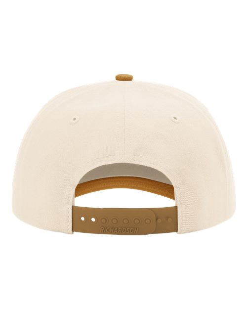 Five-Panel Gramps Cap - Cream/ Wheat Back