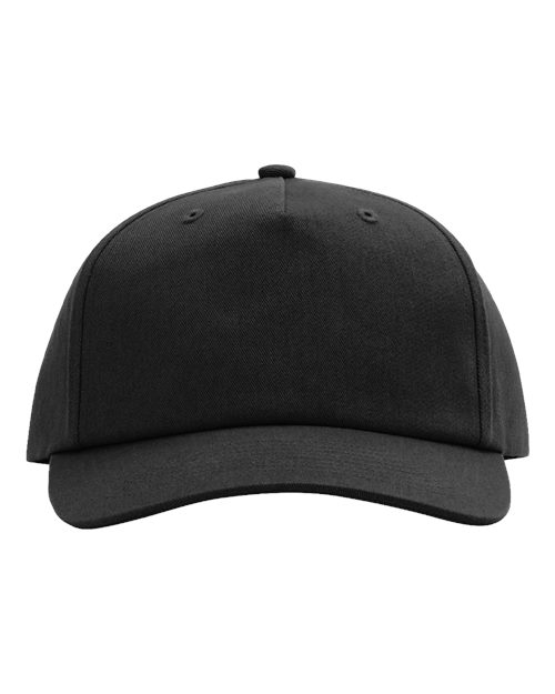 Five-Panel Gramps Cap - Black Front