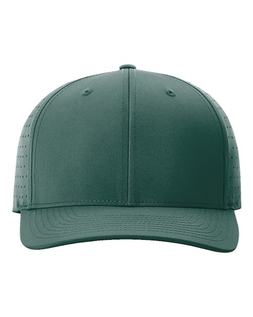 Laser Perf R-Flex Cap - Dark Green Front