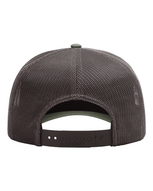 Five-Panel Champ Trucker Cap - Birch/ Brown/ Loden Back