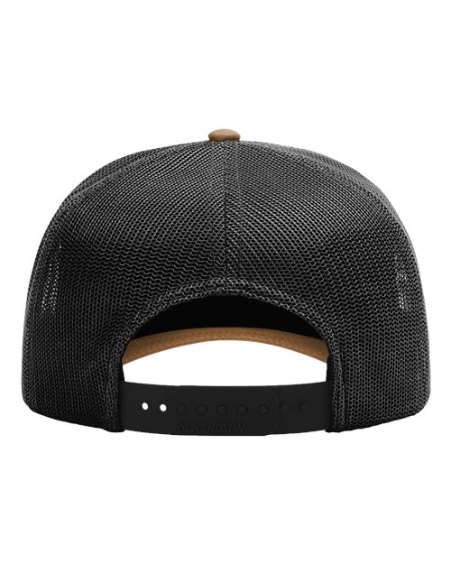 Five-Panel Champ Trucker Cap - Caramel/ Black Back