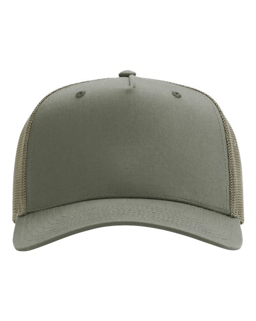 Five-Panel Champ Trucker Cap - Loden Front