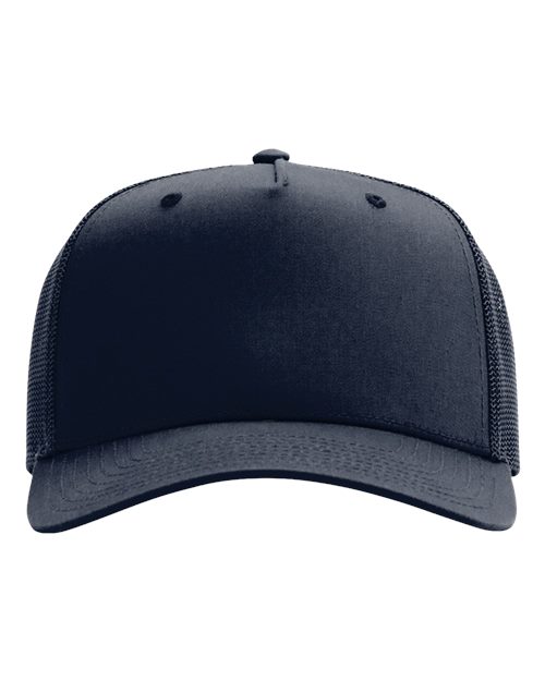 Five-Panel Champ Trucker Cap - Navy Front