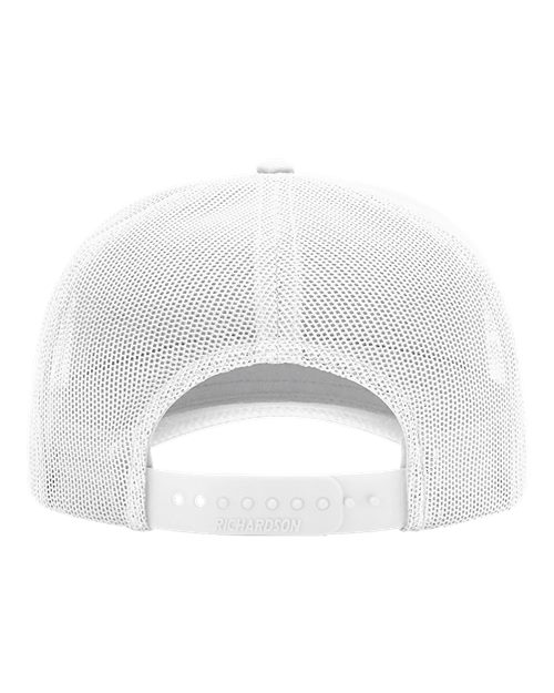 Five-Panel Champ Trucker Cap - White Back