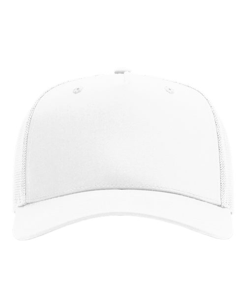 Five-Panel Champ Trucker Cap - White Front