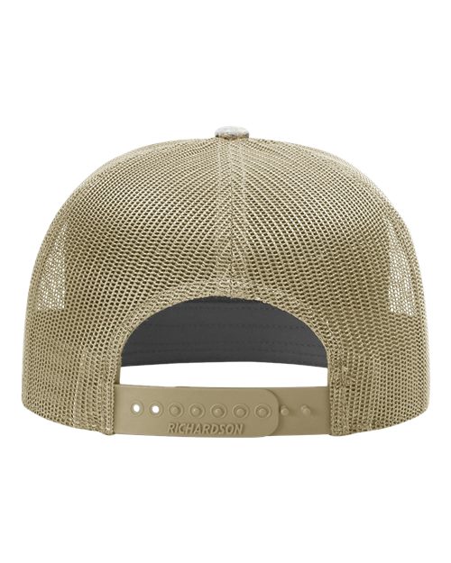 Printed Seven-Panel Trucker Cap - Realtree Advantage/ Khaki Back