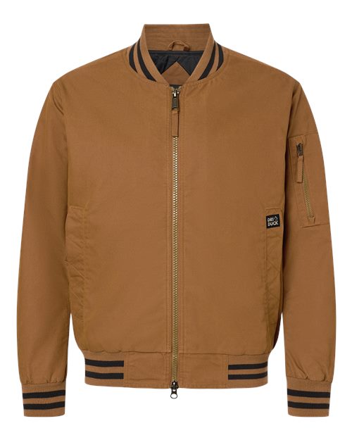 DRI DUCK Men's Rogue Dura-Duck Dry Canvas Bomber Jacket - Saddle Front