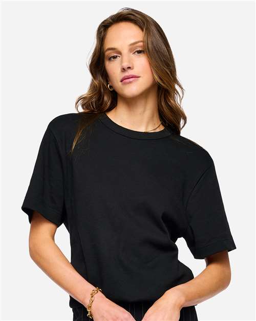 LAT Unisex Heavyweight Tee - Model Front