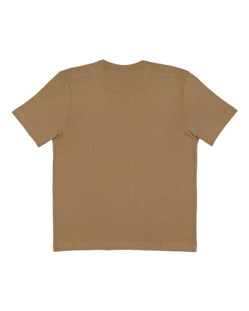 Unisex Heavyweight Tee - Coyote Brown Back