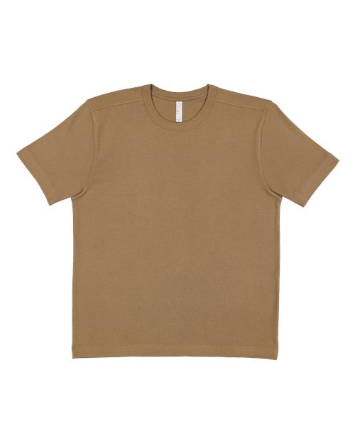 Unisex Heavyweight Tee - Coyote Brown Front