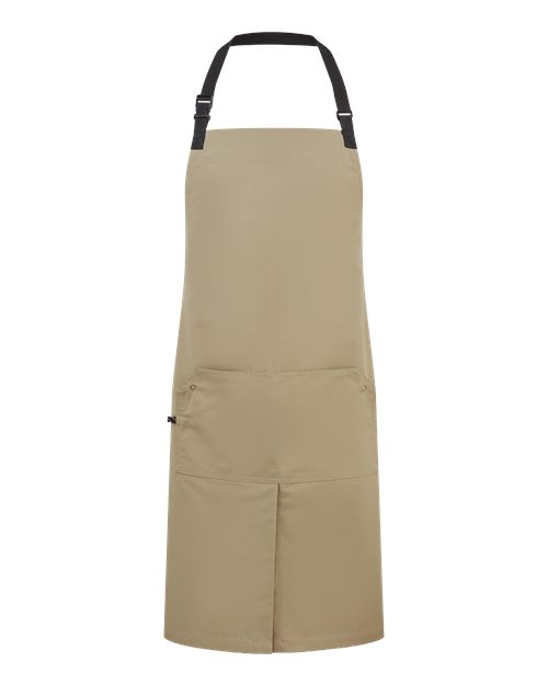 Artisan Collection by Reprime Unisex Utility 2.0 Ripstop Apron - Khaki Front