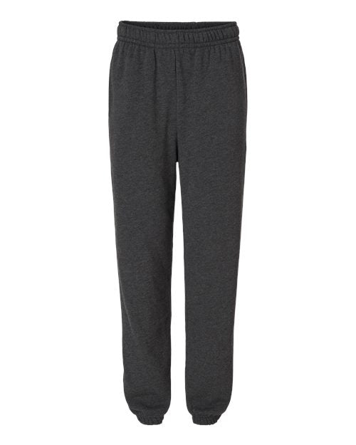BELLA + CANVAS Unisex Sponge Fleece Sweatpants - Dark Grey Heather Front