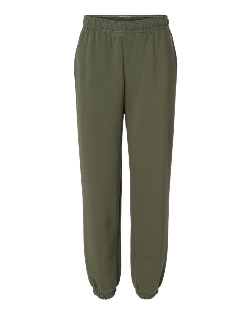 BELLA + CANVAS Unisex Sponge Fleece Sweatpants - Military Green Front