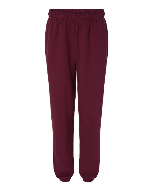 BELLA + CANVAS Unisex 10 oz. Heavyweight Sweatpants - Maroon Front