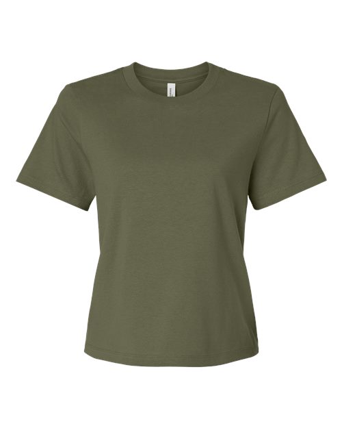 BELLA + CANVAS Women's 6 oz. Heavyweight Tee - Military Green Front