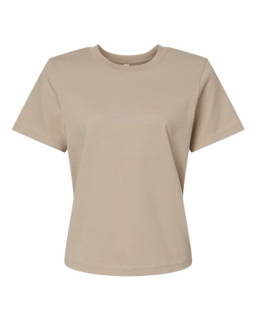 BELLA + CANVAS Women's 6 oz. Heavyweight Tee - Tan Front