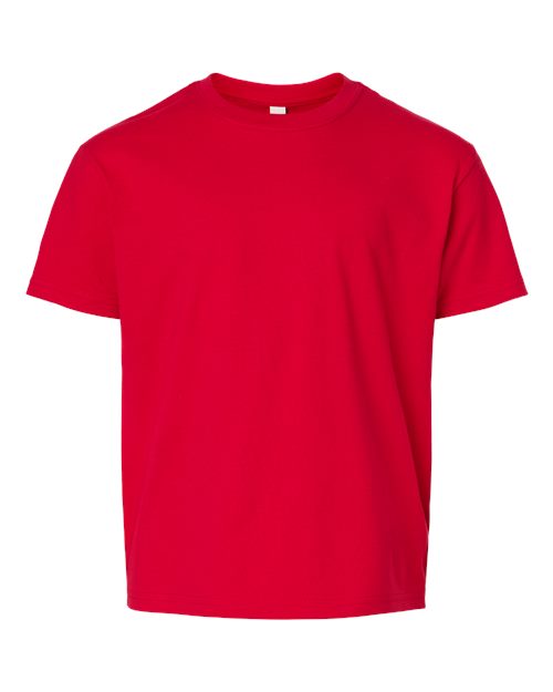 BELLA + CANVAS Youth 6 oz. Heavyweight Tee - Red Front