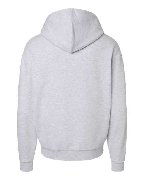 Unisex Avenue Midweight Hooded Sweatshirt - Ash Heather Back