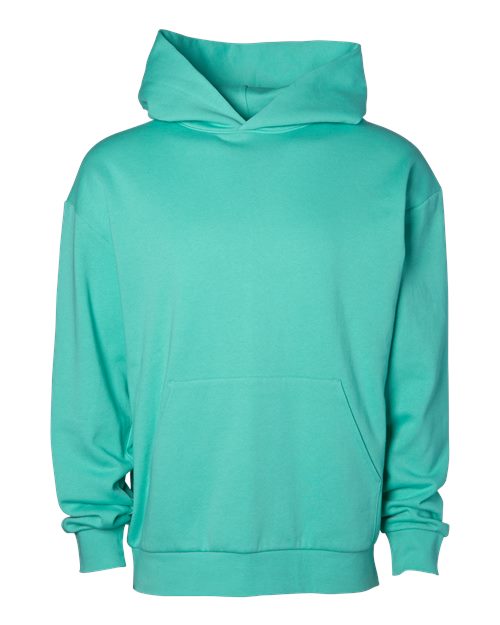 Unisex Avenue Midweight Hooded Sweatshirt - Seafoam Front