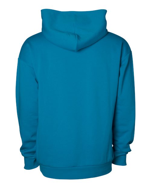 Unisex Avenue Midweight Hooded Sweatshirt - Azure Back