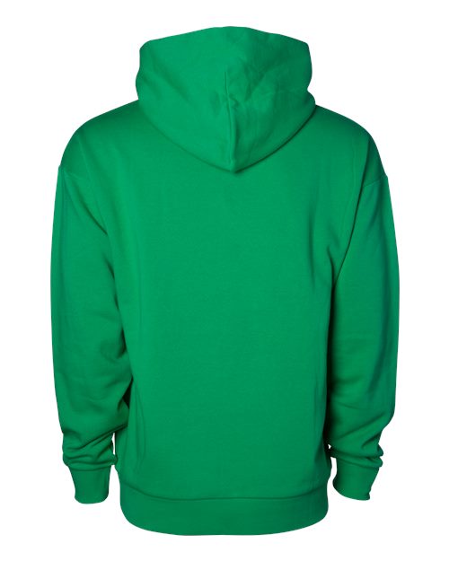 Unisex Avenue Midweight Hooded Sweatshirt - Lime Back